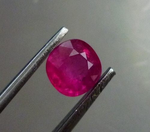 1.62CT GORGEOUS HUGE PINKISH RED NATURAL RUBY – Gemstones Direct NZ Ltd