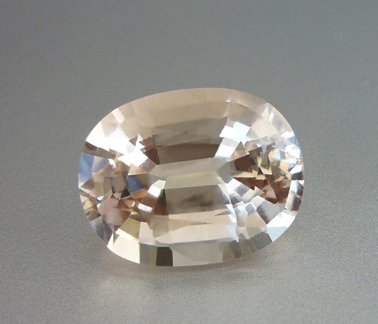 17.98CT 認定済み未処理ルーペ クリーンな巨大な 100% 天然モルガナイト
