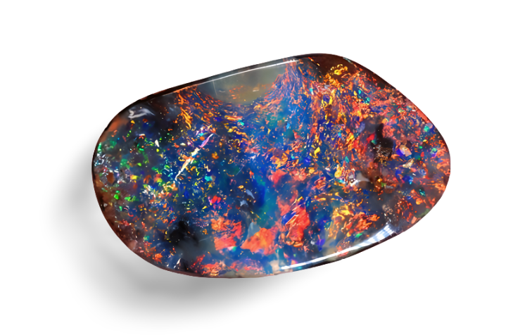 2.68CT GORGEOUS RAINBOW AUSTRALIAN BOULDER OPAL