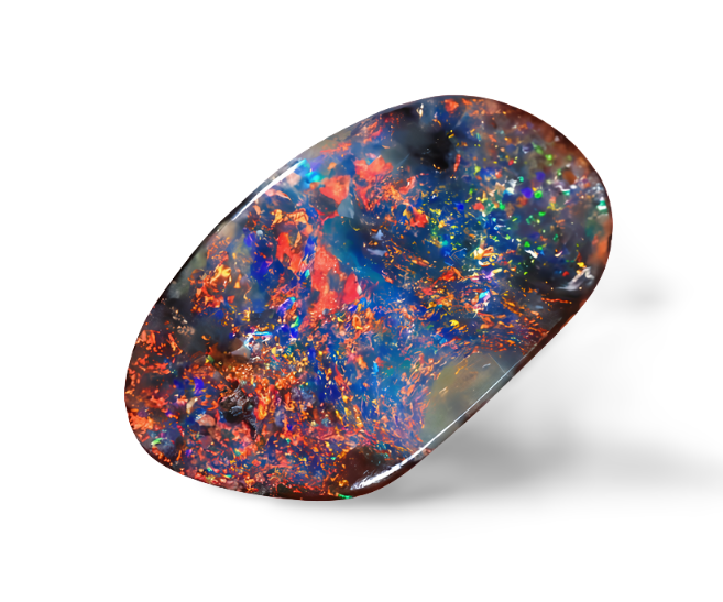2.68CT GORGEOUS RAINBOW AUSTRALIAN BOULDER OPAL