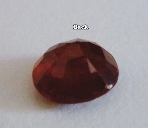 2.73CT SPLENDID OVAL ORANGE RED RUBY