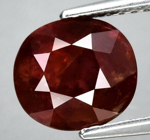 Orange Ruby Rocks 2.73CT SPLENDID OVAL ORANGE RED RUBY – Gemstones Direct NZ Ltd