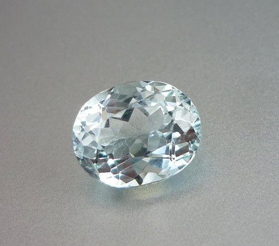 3.63CT EXCELLENT HUGE OVAL SANTAMARIA BLUE 100% NATURAL AQUAMARINE