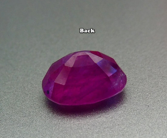 4.20CT SPLENDID HUGE OVAL CUT 100% NATURAL PINK RED RUBY
