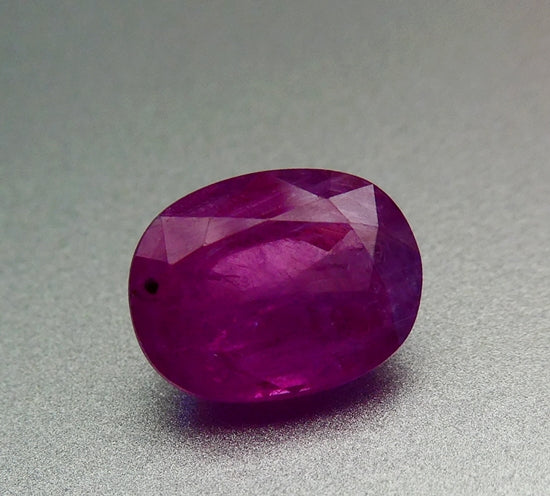 4.20CT SPLENDID HUGE OVAL CUT 100% NATURAL PINK RED RUBY