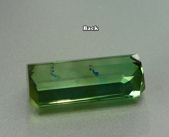 5.38CT EXCELLENT HUGE OCTAGON 100% NATURAL BLUE GREEN TOURMALINE