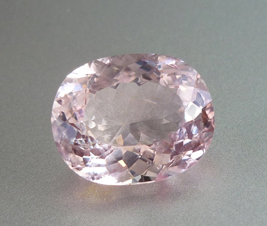 7.40CT UNHEATED EXCELLENT HUGE OVAL 100% NATURAL BLOSSOM PINK MORGANITE