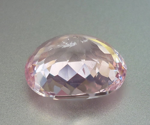 7.40CT UNHEATED EXCELLENT HUGE OVAL 100% NATURAL BLOSSOM PINK MORGANITE