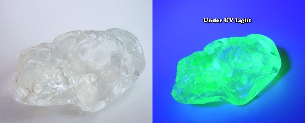 74.74CT VERY RARE HUGE UNIQUE UV REACTIVE FLORESCENT ROUGH HYALITE OPAL