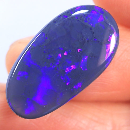 8.49CT EXCELLENT HUGE 100% NATURAL LIGHTNING RIDGE AUSTRALIA BLACK OPAL