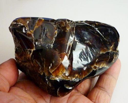 911.50CT EXCELLENT HUGE POLISHED MEXICAN BLUE AMBER