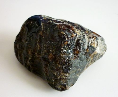 911.50CT EXCELLENT HUGE POLISHED MEXICAN BLUE AMBER