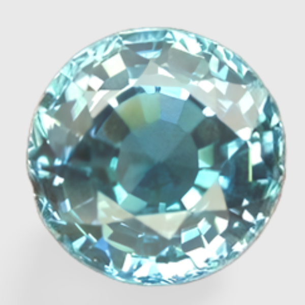 3.87CT 完璧な天然ブルージルコン
